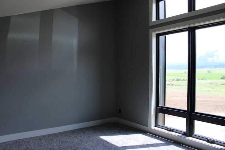Energy-efficient window design in Sheridan, WY custom home by First Choice Builders