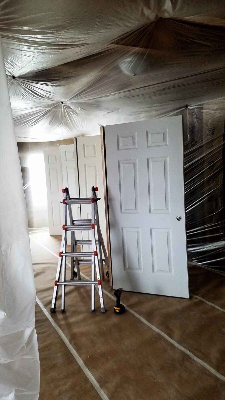 custom home interior insulation with ladder in wyoming